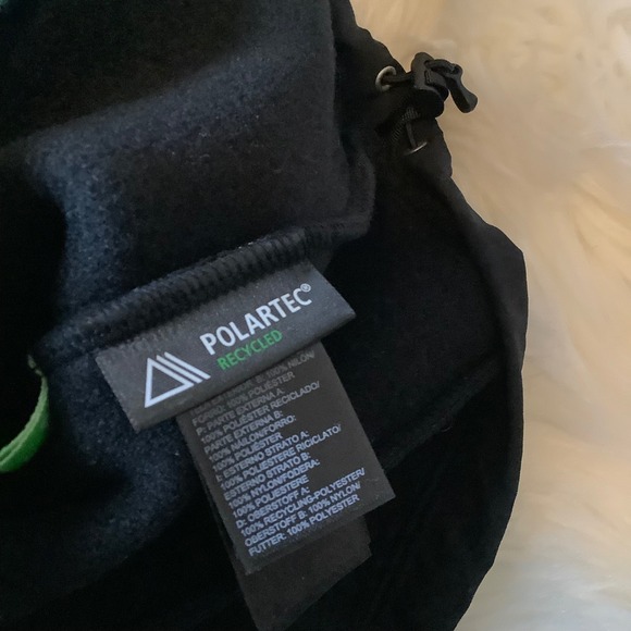 NWT The North Face Women's Denali Fleece Jacket Black Turquoise Zip Size Medium - Picture 6 of 16